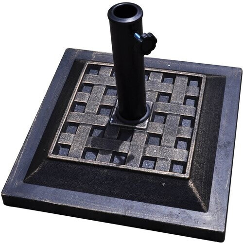 Tweedekans Coast Parasolvoet Brons - 13kg - Staal - 44 x 44 x 33 cm - Vierkant