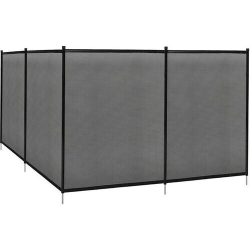 Tweedekans Coast Tuinhek voor Kinderen Beschermomheining voor Zwembad en Tuin Complete Set Vijverhek 360 x 125 cm