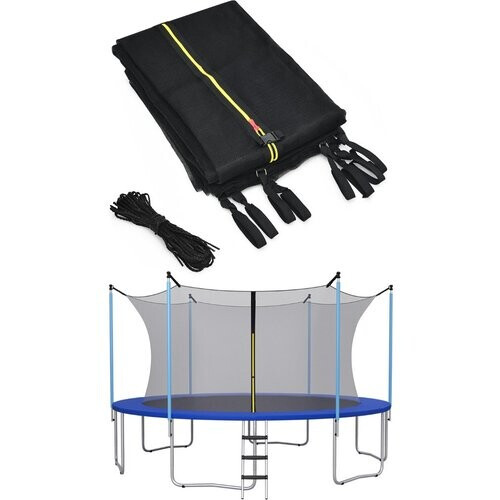 Tweedekans Coast Veiligheidsnet voor Trampoline Ø487 cm x 180 cm - Zwart