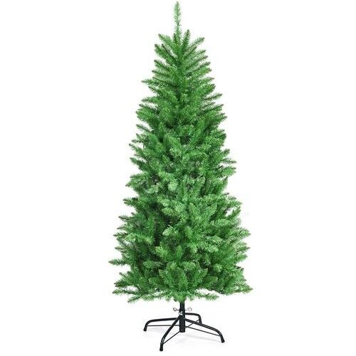 Tweedekans Coast Verlichte Kunsterstboom Potlood MET Warm Wit Licht - Groen - 150cm