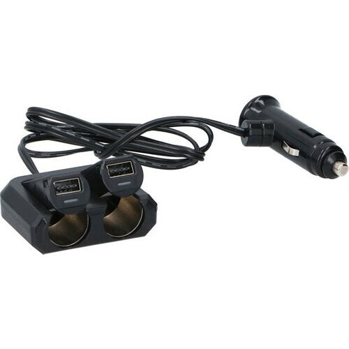 Tweedekans Dunlop Dubbele Verdeelstekker - 12 en 24 V - 2 x USB