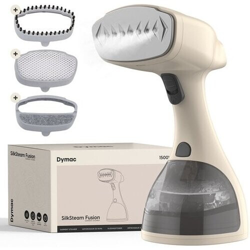 Tweedekans Dymac SilkSteam Fusion Kledingstomer – Stoomreiniger – Stoomapparaat Kleding en Meubilair – Handstomer – Kleding Stomer - Inclusief Pluizenborstel