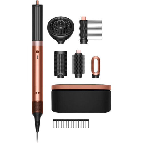 Tweedekans Dyson Airwrap Co-anda 2x Curly + Coily Limited Edition Amber Silk