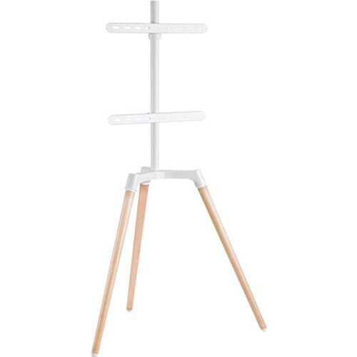 Tweedekans Easel Studio TV-Standaard - Voor TV van 50 tot 65 Inch - 75.8 x 50.5 x 134.7 cm - Wit - FS19-44F-01