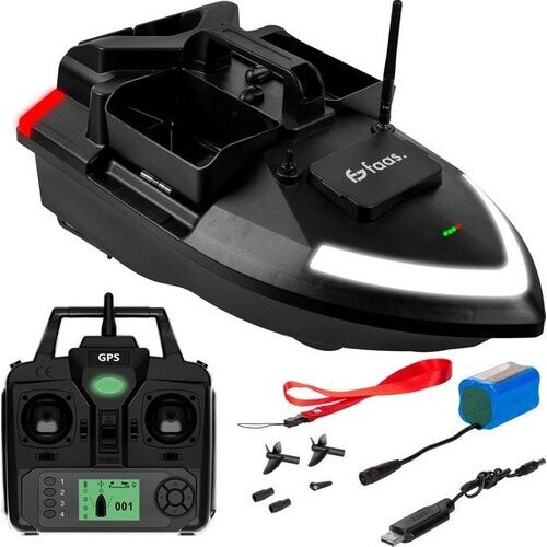 Tweedekans Faas Voerboot T60 - voor Karpervissen - VisBoot met Afstandsbediening, GPS, Cruise Control en Batterij