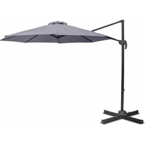 Tweedekans Feel Furniture Zweefparasol Toscano – 360° Draaibaar & Waterdicht – Ø300 cm – Donkergrijs