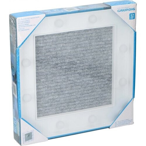 Tweedekans Grundig memobord - 150 letters - Vilt - LED - 30x30cm