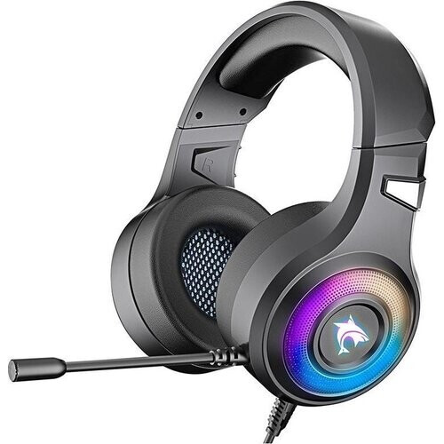Tweedekans J-ANKKA - Over-ear hoofdtelefoon - F2 RGB - Gaming hoofdtelefoon met microfoon - Zwart