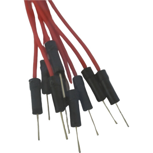 Tweedekans Jumper Wire Set, 10Pcs / Kit, 20 Cm Long, Red Color