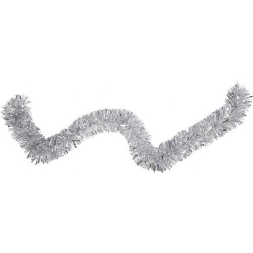 Tweedekans Kerstslinger - Zilver 2 meter - Ø15 cm