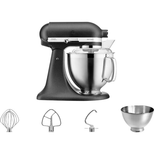 Tweedekans KitchenAid 5KSM185PSEBK Vulkaanzwart