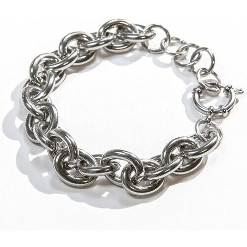 Tweedekans Laura Ferini Dames Armband Donna Forte Zilver - Zilverkleurige Schakelarmband - 18K Witgoud Verguld - Sieraad - Accessoires - Sieraden - Dames Armbandje