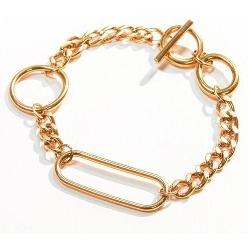 Tweedekans Laura Ferini Dames Armband Solo Tua Goud - Goudkleurige Armband - 18K Geelgoud Verguld - Sieraad - Accessoires - Sieraden - Dames Armbandje