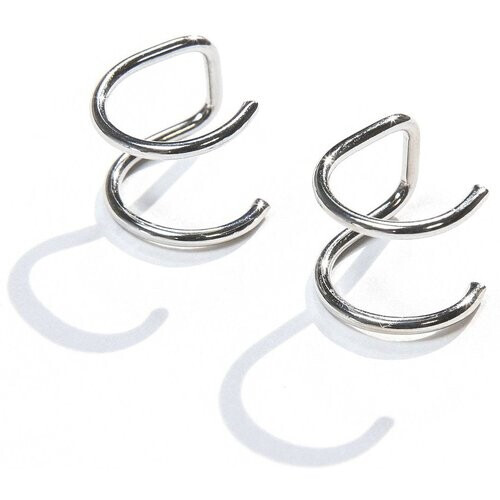 Tweedekans Laura Ferini Dames Ear Cuffs Isabella Zilver - Zilverkleurige Oorbellen - Oorbellen - Earcuffs - Sieraad - Accessoires - Sieraden - Dames Ear Cuffs