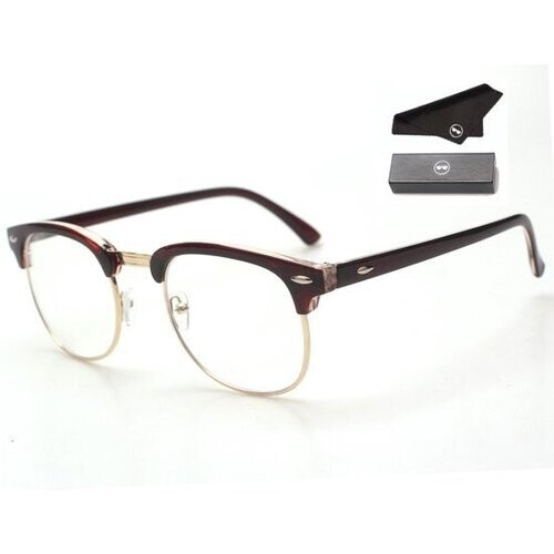 Tweedekans LC Eyewear Computerbril - Blauw Licht Bril - Blue Light Glasses - Beeldschermbril - Club - Unisex - Bruin