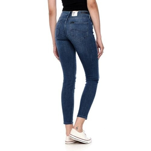 Tweedekans Lee Scarlett Skinny Jeans Donker Ely – Maat 27/33 – Nieuw met Labels