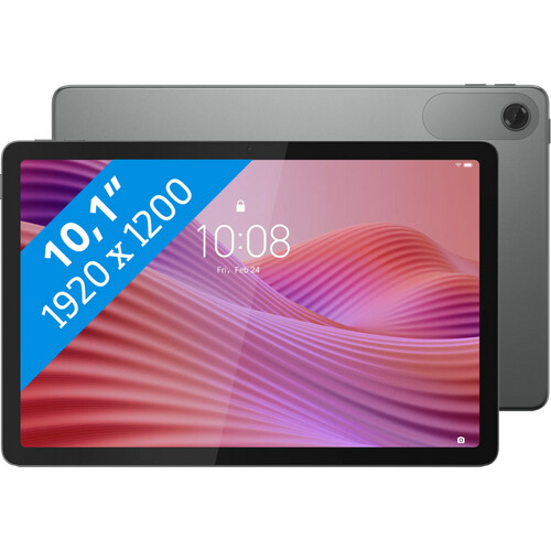Tweedekans Lenovo Tab 64GB Wifi + 4G Grijs met Transparante Back Cover