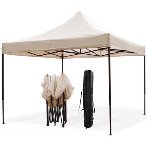 Tweedekans LifeGoods Tuintent Paviljoen 3x3 m opvouwbaar Beige