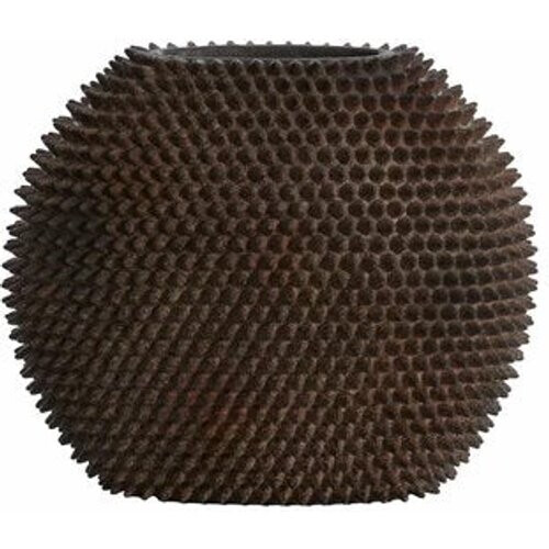 Tweedekans Light & Living Vaas Caldras - Bruin - Ø43cm - Synthetisch-Kunststof - Modern - Bloemenvaas - Woondecoratie - Decoratieve vaas voor woonkamer of slaapkamer