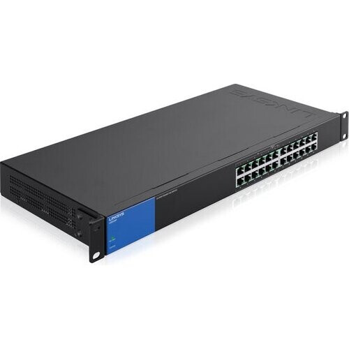 Tweedekans Linksys LGS124P - Netwerk Switch - Unmanaged - PoE Switch - 1000 Mbps - 24-Poorten