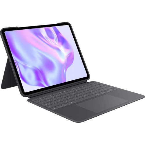 Tweedekans Logitech Combo Touch Apple iPad Pro 13" (2025/2024) Toetsenbord Hoes QWERTY Grijs