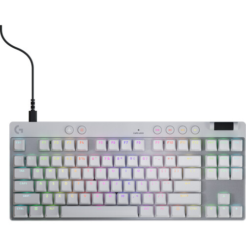 Tweedekans Logitech G Pro X TKL Rapid Gaming Toetsenbord Wit Qwerty