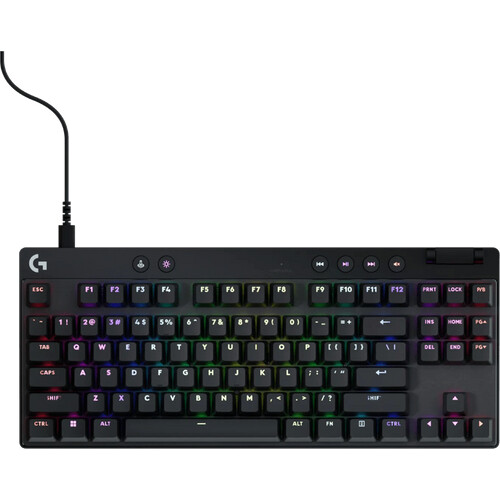 Tweedekans Logitech G Pro X TKL Rapid Gaming Toetsenbord Zwart Qwerty