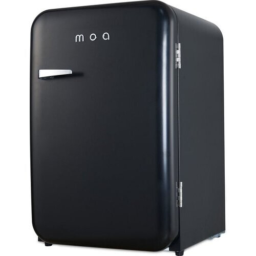 Tweedekans MOA Retro Koelkast – 115 Liter Inhoud – 62 x 54 x 83,5 cm – Zijdeglans Zwart