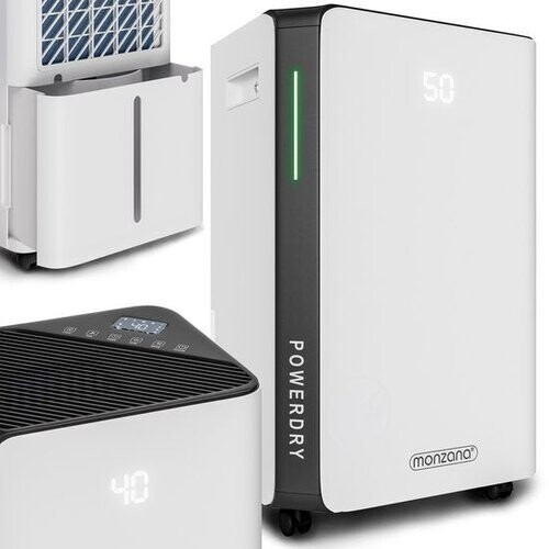 Tweedekans Monzana Luchtontvochtiger - Wifi App 20 tot 30m² - 20l/dag - Wit