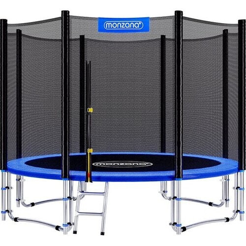 Tweedekans Monzana Trampoline 305cm - Incl. Veiligheidsnet & Ladder - Blauw