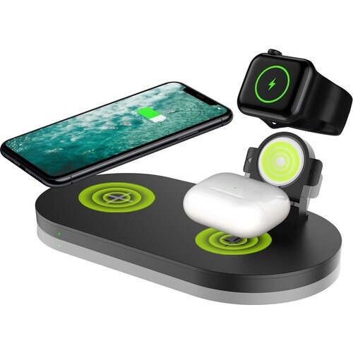 Tweedekans MW® DO01 - 3-in-1 Draadloze Oplader iPhone - Wireless Charger - Oplaadstation Apple en Android