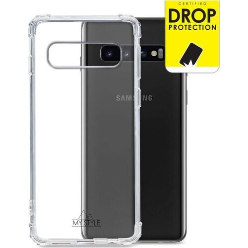 Tweedekans My Style Protective Flex Doorzichtig Telefoonhoesje geschikt voor Samsung Galaxy S10 Hoesje Flexibel TPU Backcover Shockproof - Transparant