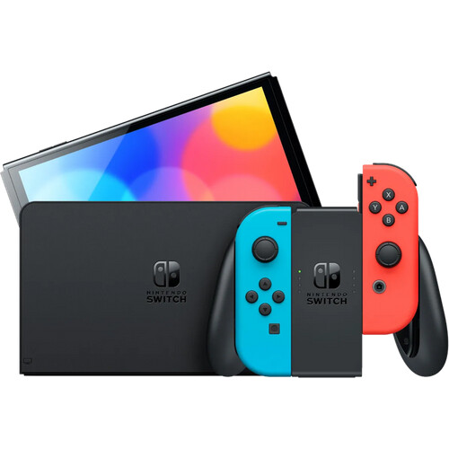 Tweedekans Nintendo Switch OLED Blauw Rood