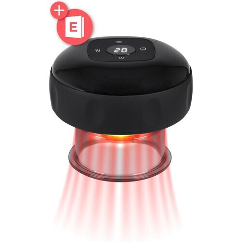 Tweedekans Nuvance Elektrische Cupping Cups – 12 Standen & Temperaturen – 18,1 x 13,5 x 8,9 cm – Zwart
