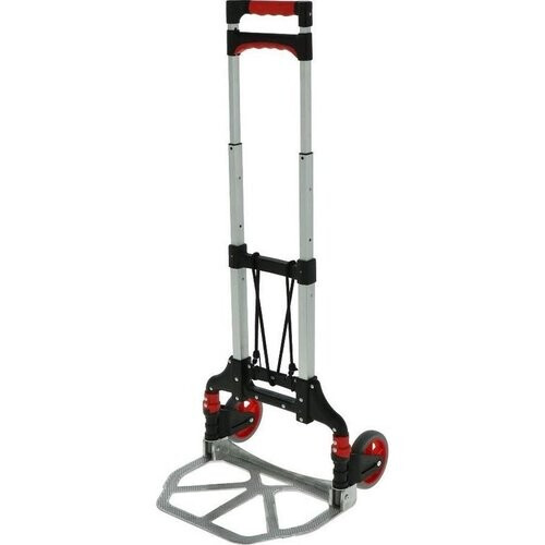 Tweedekans Opklapbare steekwagen - Max. 80 kg - Zwart met zilver