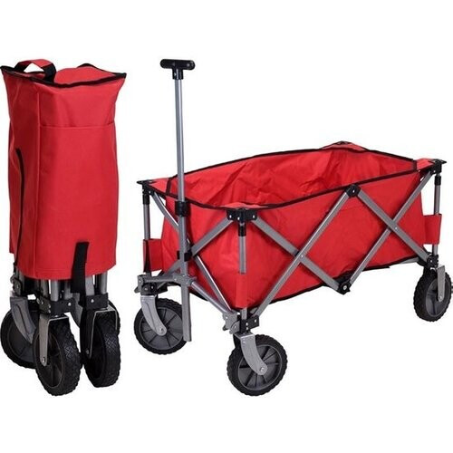 Tweedekans Opvouwbare Bolderkar | Rood | 90 x 49 x 58 cm