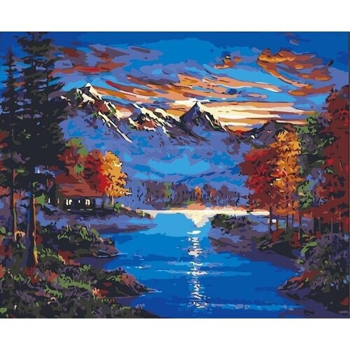 Tweedekans Parya Official - Schilderen op nummer - Landschap - Bergen - 50x40 cm