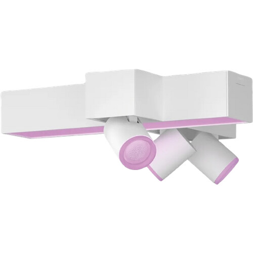 Tweedekans Philips Hue Centris Opbouwspot White and Color - Wit - Kruisvorm - 3-spots