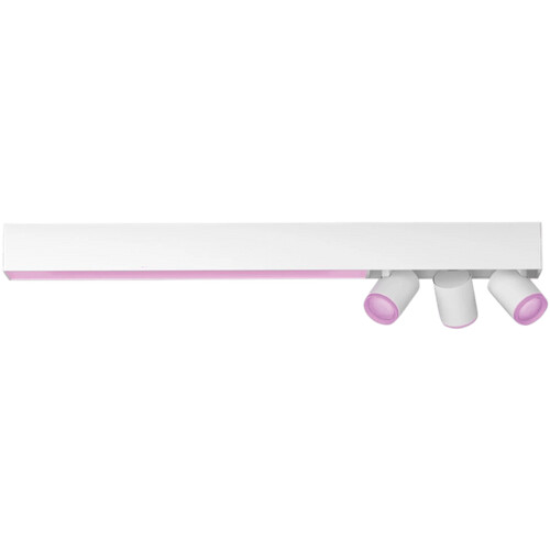 Tweedekans Philips Hue Centris Opbouwspot White and Color - Wit - Rechthoek - 3-spots
