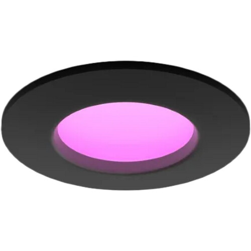 Tweedekans Philips Hue inbouwspot Slim - White and color - 90mm - zwart
