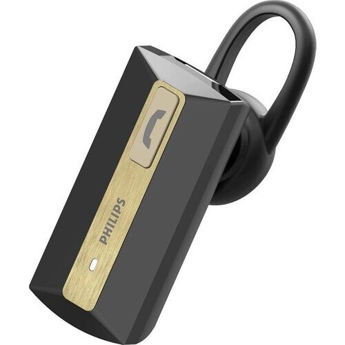 Tweedekans Philips SHB1202/10 Bluetooth Mono Headset – In-Ear Oortje met Microfoon – Zwart/Goud