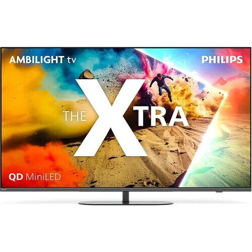 Tweedekans Philips The Xtra 65" 4K MiniLED TV - Quantum Dot - 144 Hz VRR - Ambilight XL - 60 W 4.1 Audio - Zwart