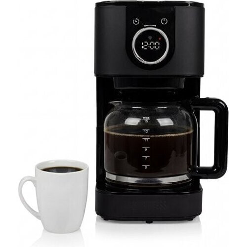 Tweedekans Princess 246060 Koffiezetapparaat – 1.5L - 10-15 koppen – Filterkoffiezetapparaat - Zwart