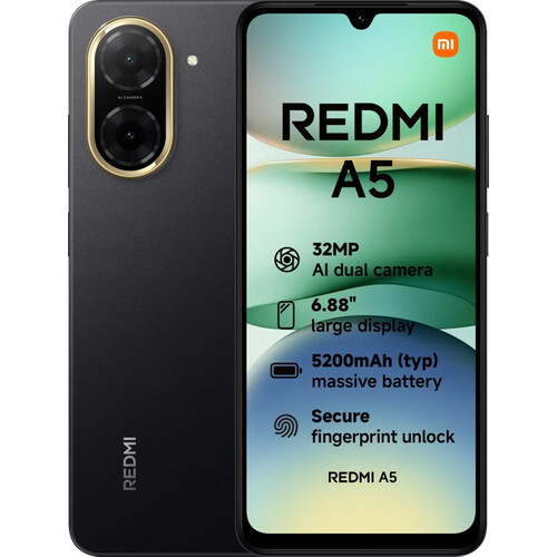 Tweedekans Redmi A5 64GB Zwart 4G
