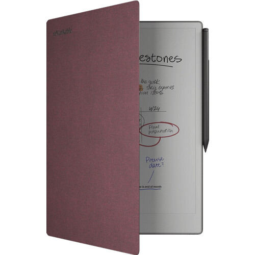Tweedekans reMarkable Paper Pro Mosaic Weave Book Folio Rood