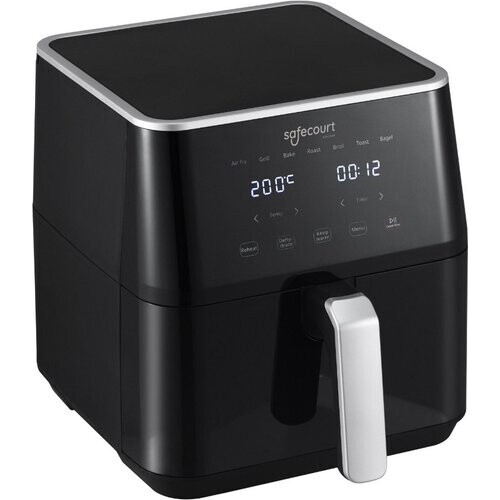 Tweedekans Safecourt Kitchen Airfryer - Heteluchtfriteuse - 1700W - 5L Inhoud - 40ºC tot 200ºC - Zwart