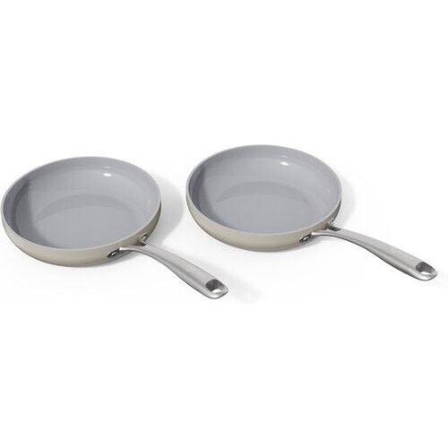 Tweedekans Safecourt Kitchen Keramische koekenpannen - [2 stuks] - Ø 24 cm Pannen - Inductie, Elektrisch, Keramisch & Gas - PFAS & PTFE vrij