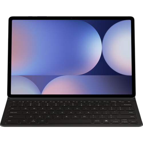 Tweedekans Samsung Galaxy Tab S10 Plus / S9 Plus / S9 FE Plus Slim Toetsenbord Hoes QWERTY Zwart