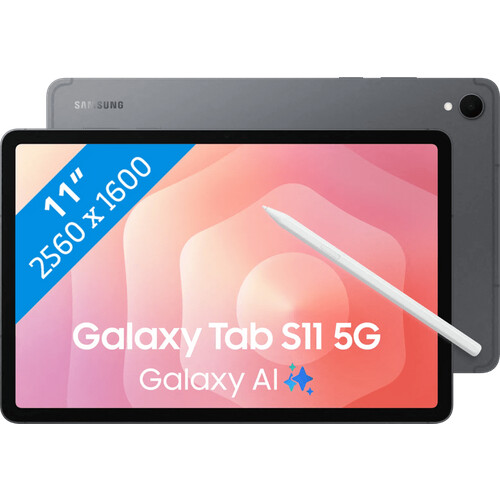 Tweedekans Samsung Galaxy Tab S11 11 inch 512GB Wifi + 5G Grijs