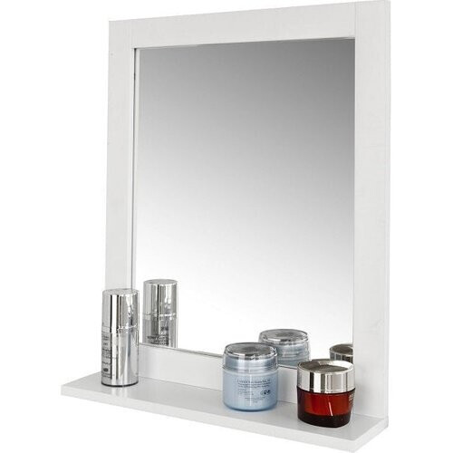 Tweedekans SoBuy Badkamerspiegel Met Plank - 10x40x49 cm - Wit